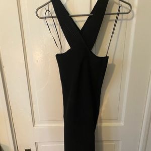 CHEEK TO CHEEK KNIT MIDI DRESS BLACK- Medium (10)